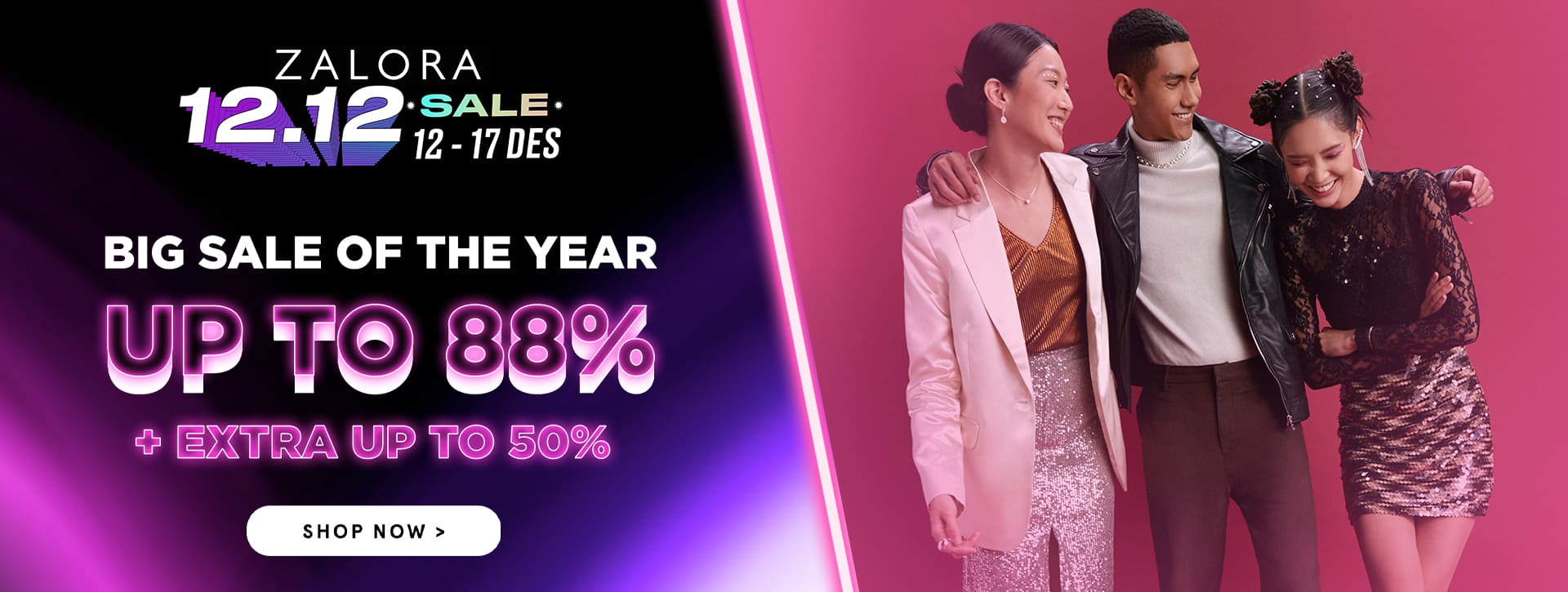 ZALORA 12.12 Sale: Shop Now!