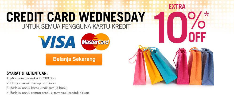 Credit Card Wednesday di ZALORA Indonesia