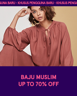 Baju Muslim Up to 70% Off