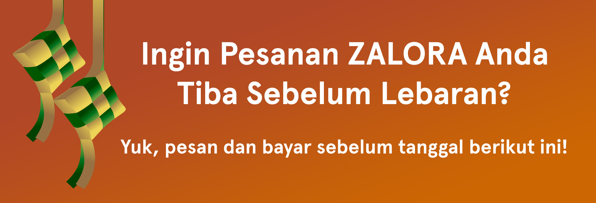 informasi pengiriman lebaran