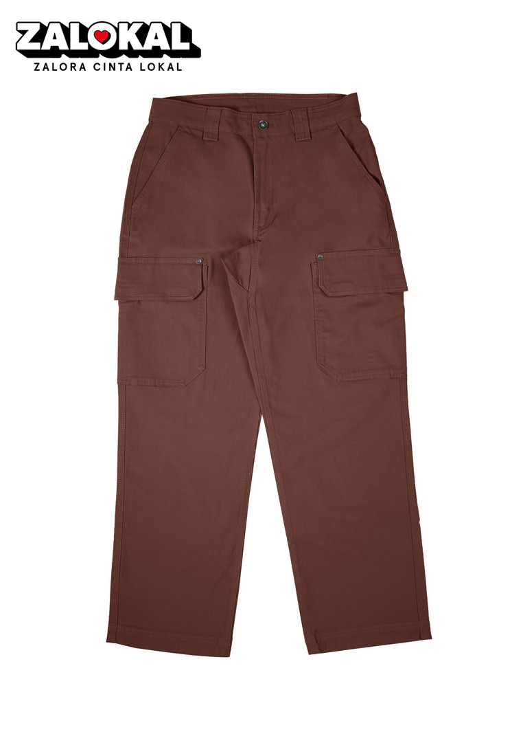 3SECOND Loose Cargo Long Pants C040723