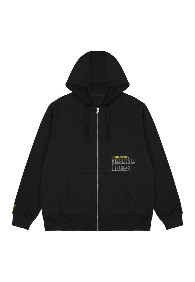 3SECOND Three2nd x Beastie Boys Men's Jacket Zipper Hoodie Sweatshirt Regular Fit Hello Nasty 060225