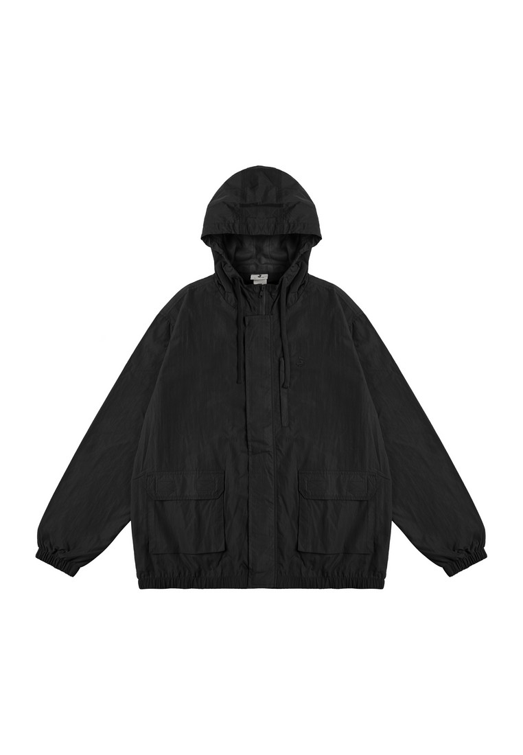 3Second Men's Windbreaker Jacket Regular Fit Crinkle Pollandia HP-C080726