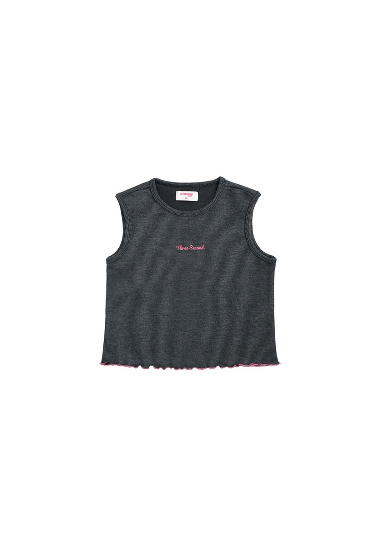 3Second Kids Girl's T-Shirt Sleeveless Body Fit Tanktop Kimmy HP-C210626