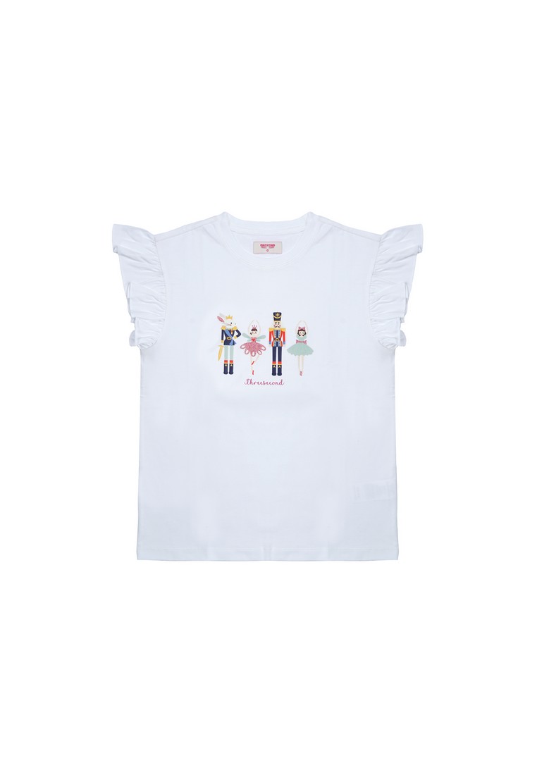 3Second Kids Girl's T-Shirt Short Sleeve Regular Fit Cotton Ella 180826