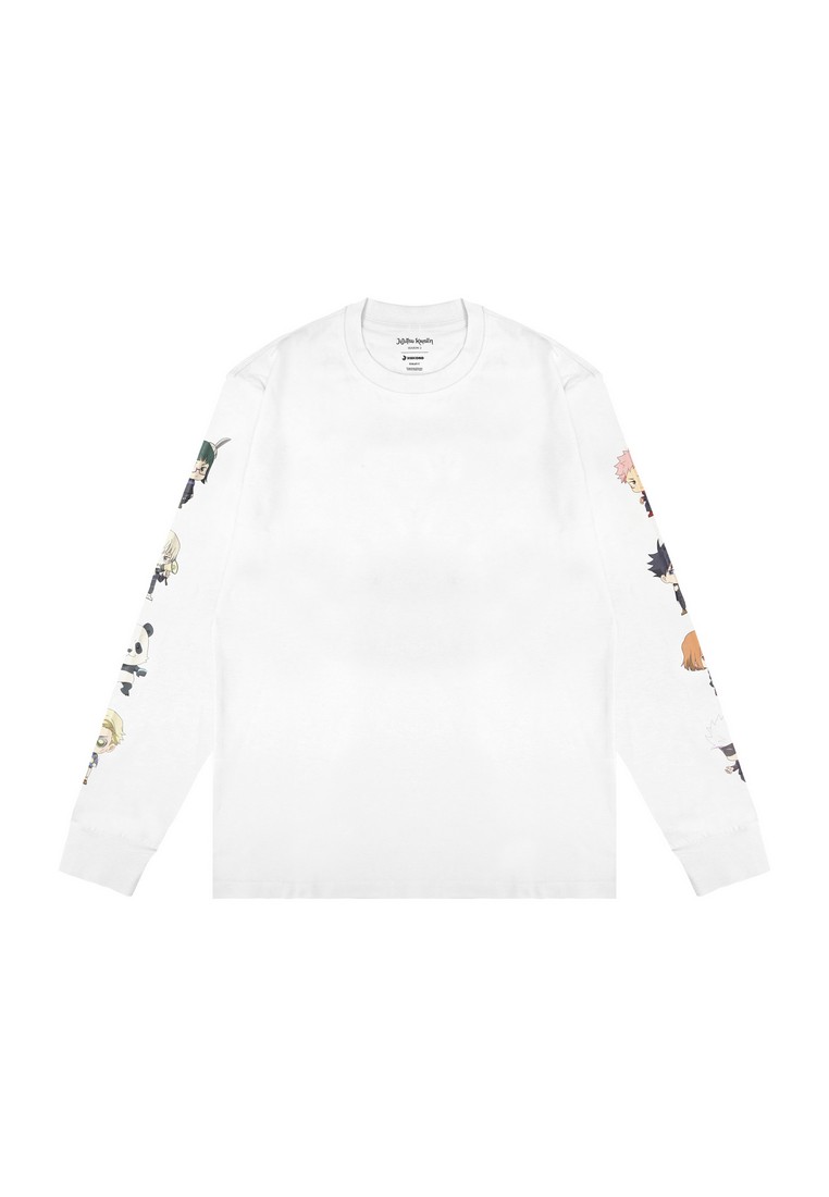 3Second x Jujutsu Kaisen T-Shirt Long Sleeve Regular Fit Cotton Shibuya Incident 64 300226