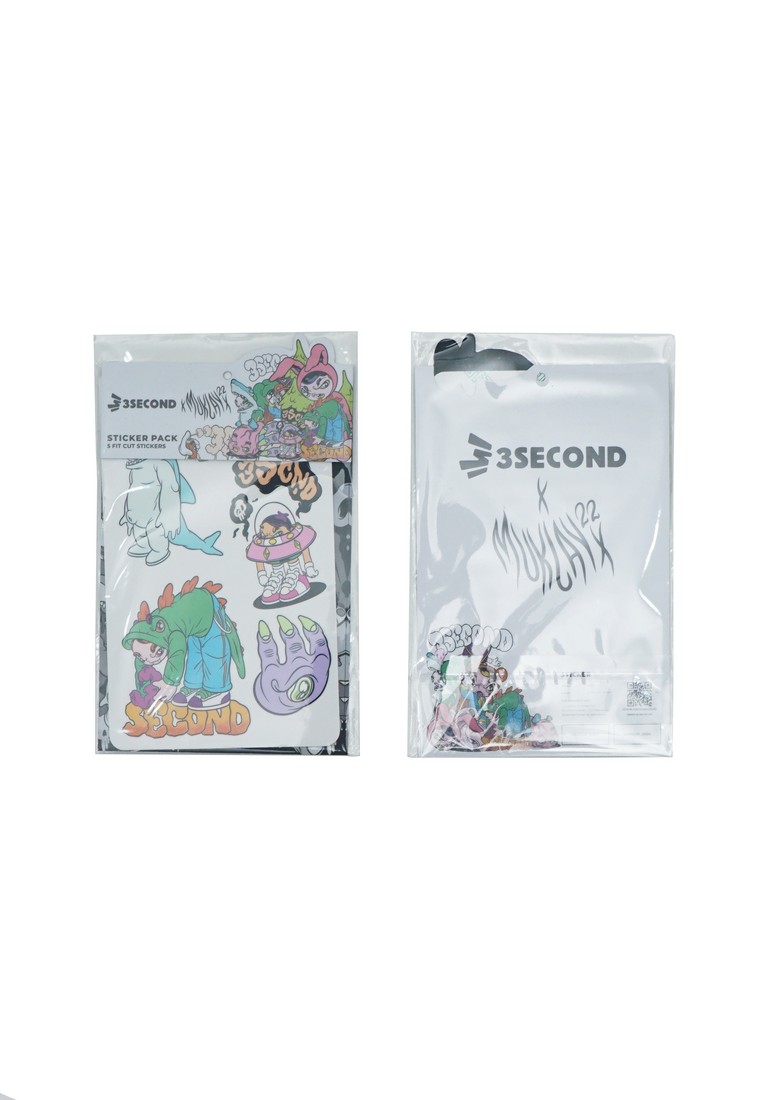 3Second x Muklay Sticker Pack PVCE C091223