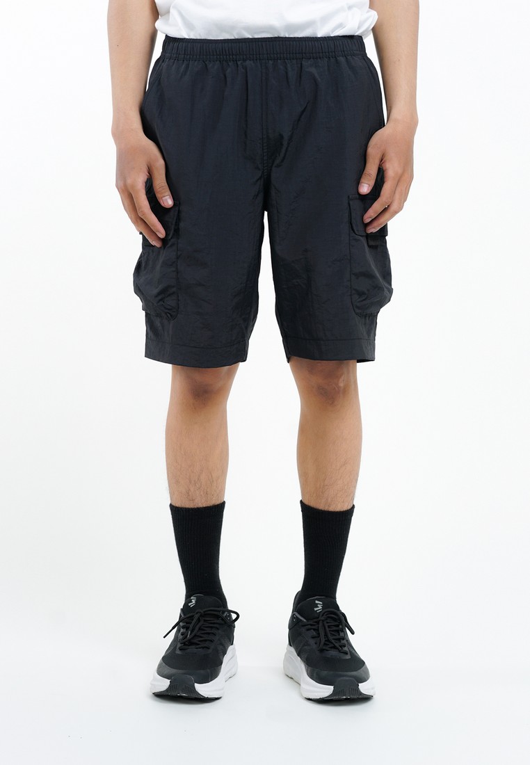 3Second Men's Short Cargo Pants Regular Fit Nylon Taslan Hammer C030125