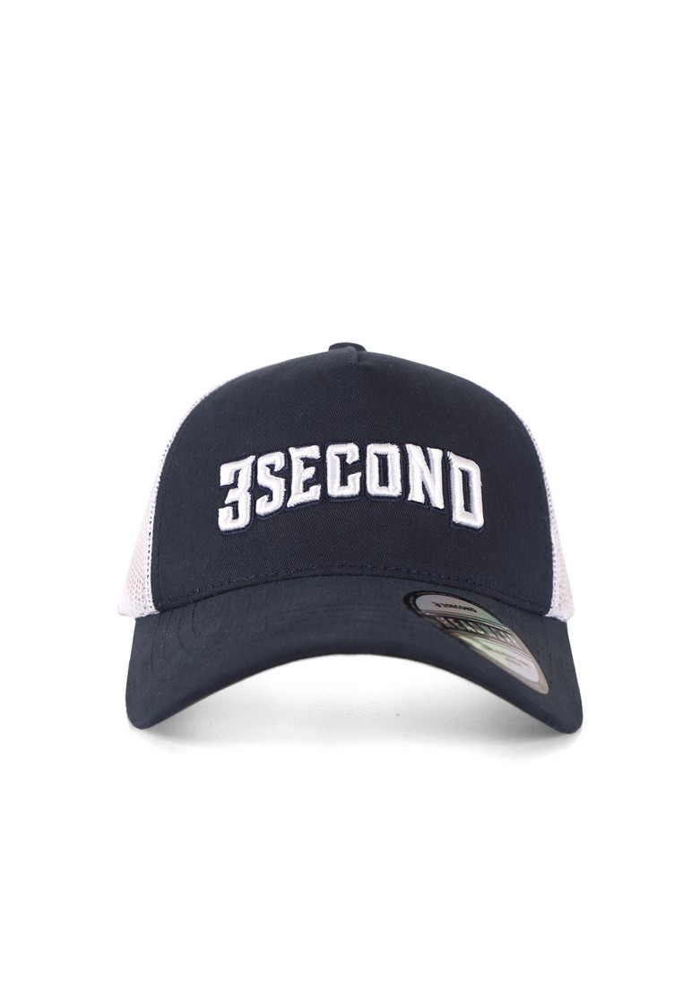 3Second Men's Trucker Hat Logo Script Detroit C061124