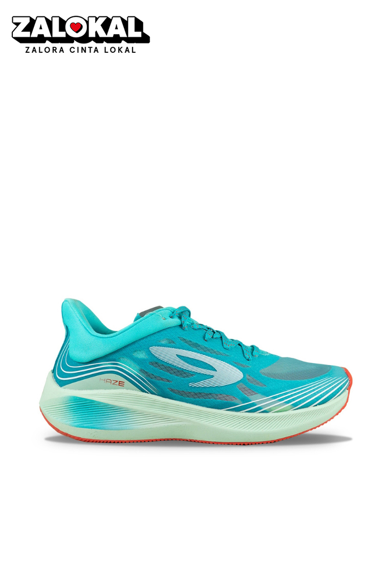 910 Nineten Haze Vision 1.0 Sepatu Lari - Biru-Muda/Putih/Merah