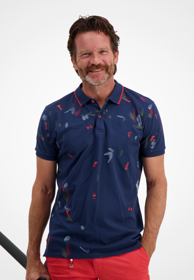 Jual Polo Shirt A Fish Named Fred Pria 