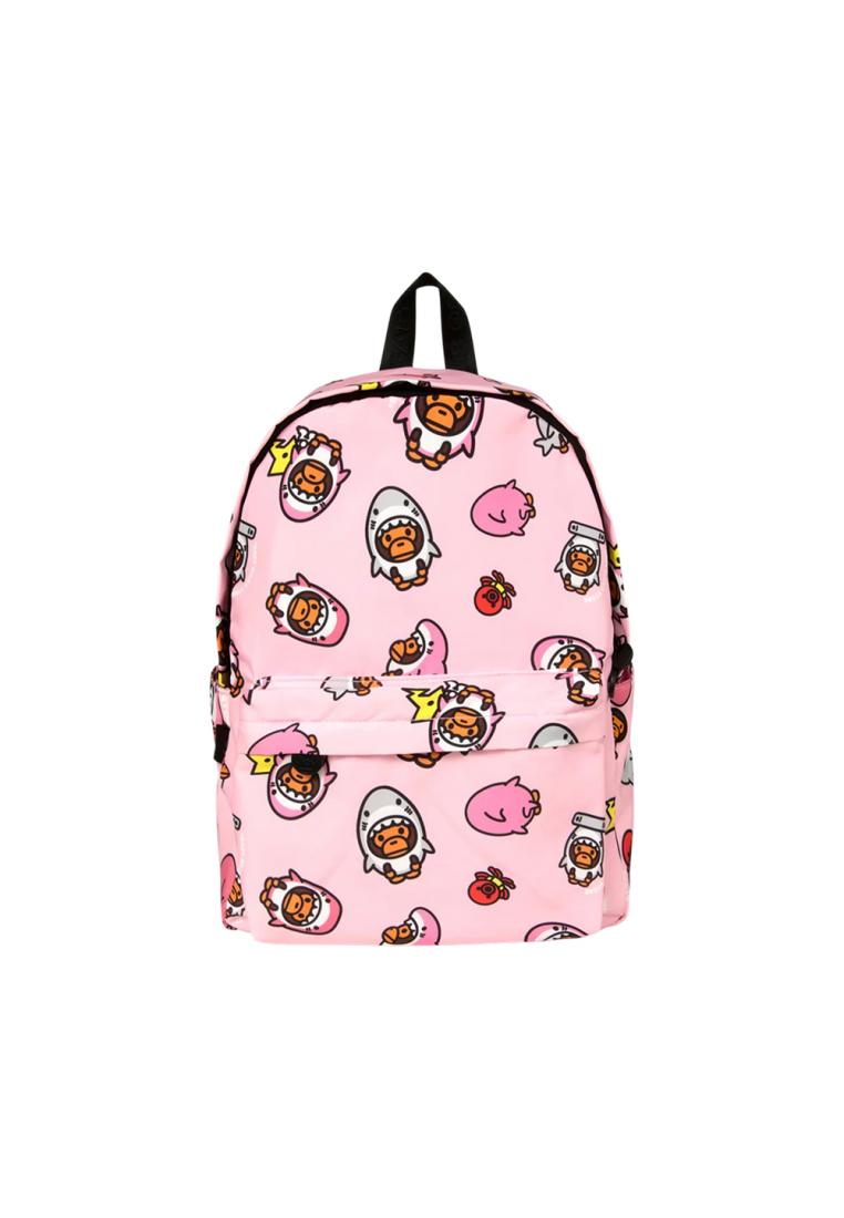 AAPE BY BATHING APE Baby Milo Medium Backpack Pink