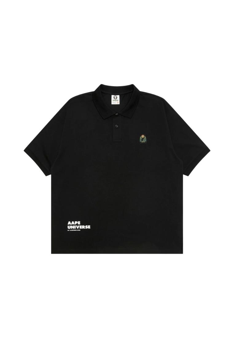AAPE BY BATHING APE AAPER Aldo Polo Shirt Black