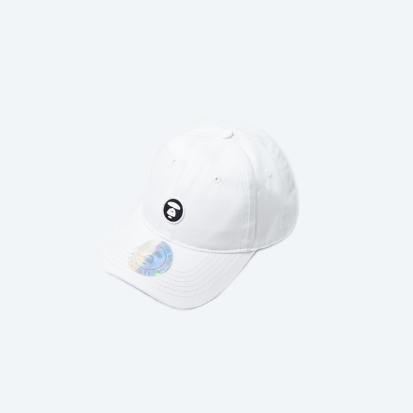 AAPE BY BATHING APE Topi AAPE HEAD PATCH BLACK WHITE CAP  100% ORIGINAL - OS ADJST