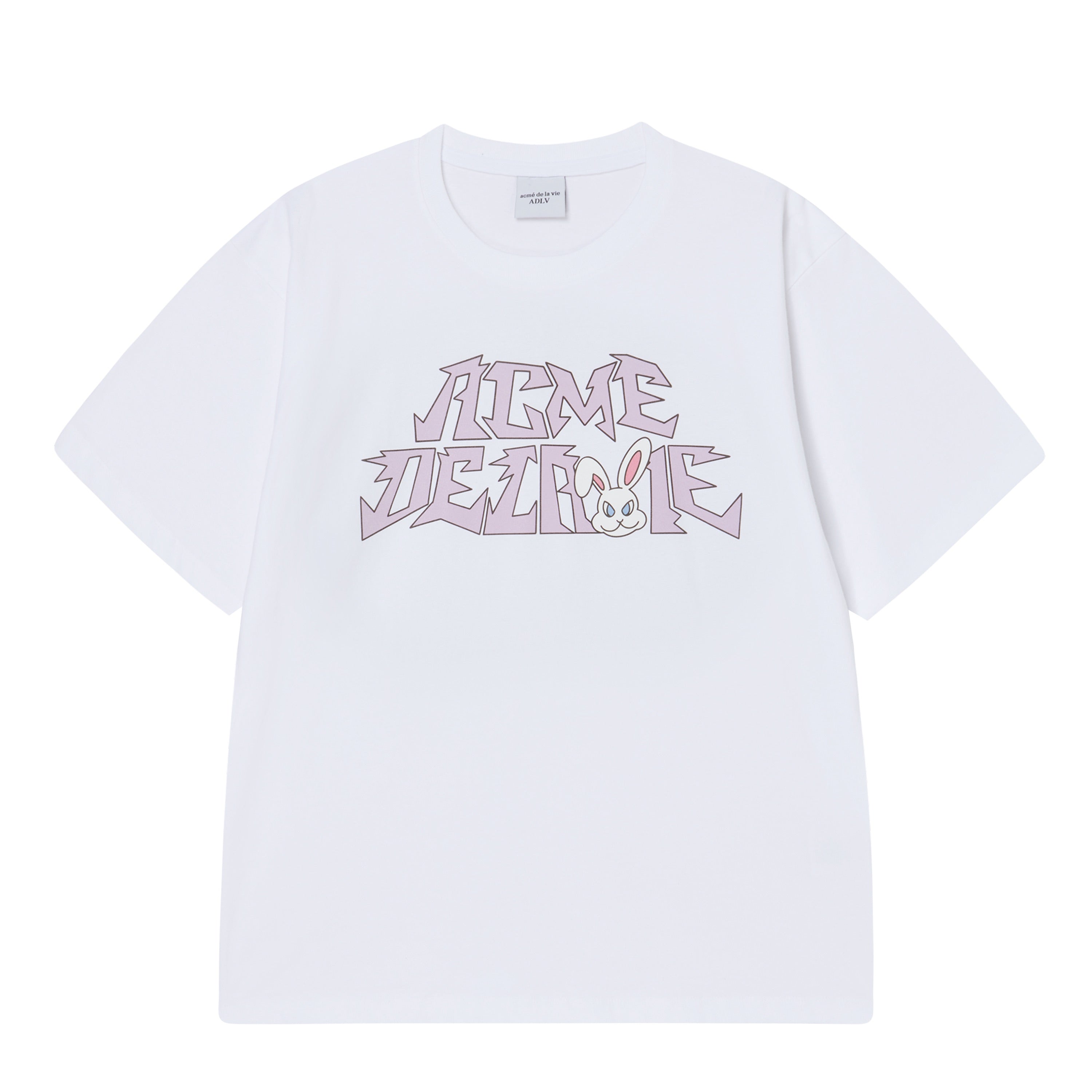 Acme De La Vie BAD BUNNY LOGO SHORT SLEEVE T-SHIRT WHITE