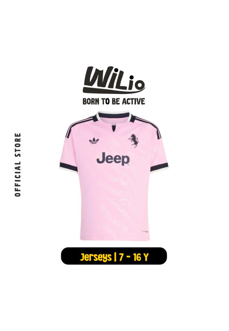 ADIDAS Juventus Kids' Away Jersey Y 26/27 KB8835 - Jersey Anak (Pink)