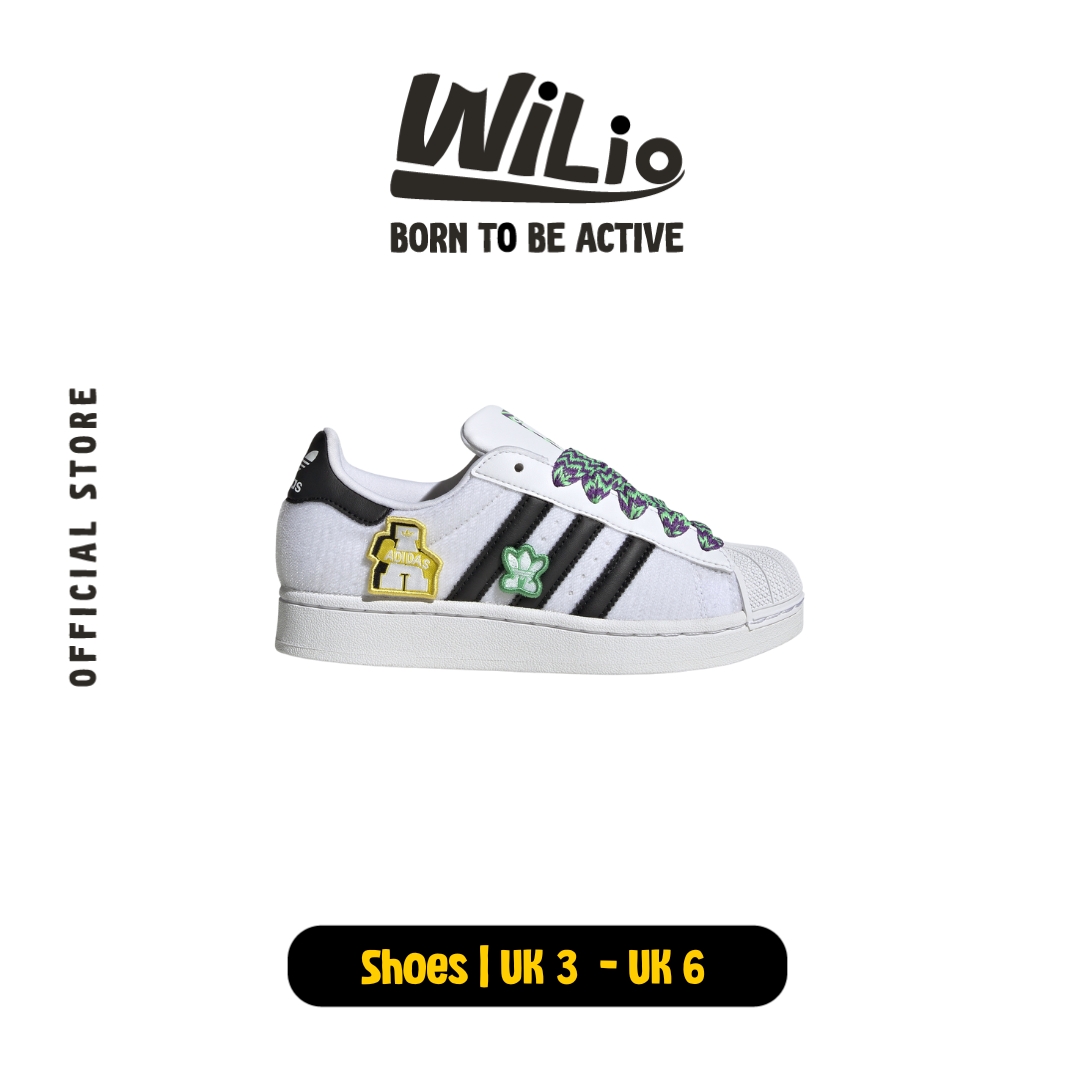 ADIDAS Superstar II Shoes JH9866 - Sepatu Anak (Putih)