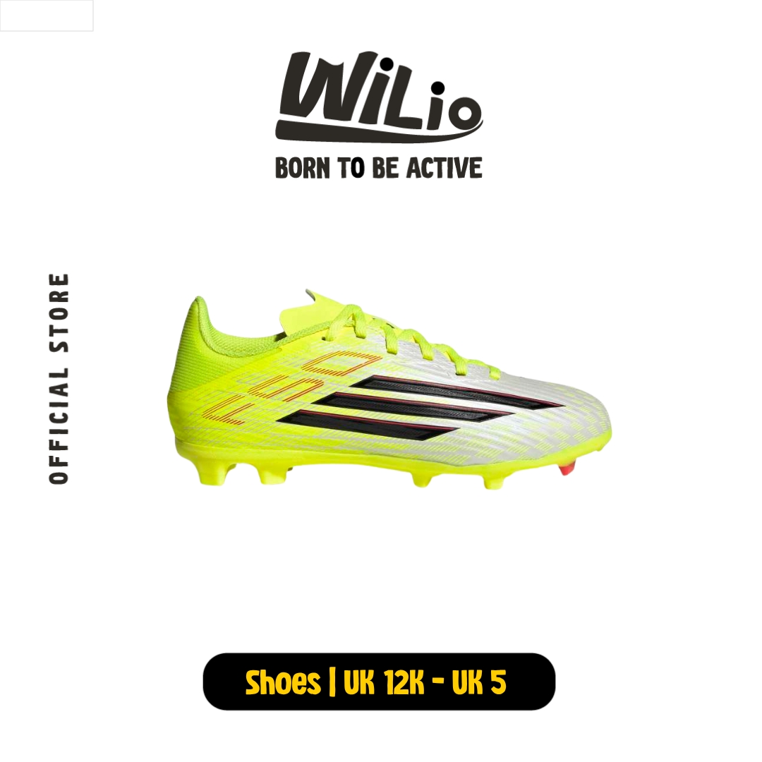 ADIDAS F50 League Fg/Mg J JR9014 - Sepatu Bola Anak (Kuning)