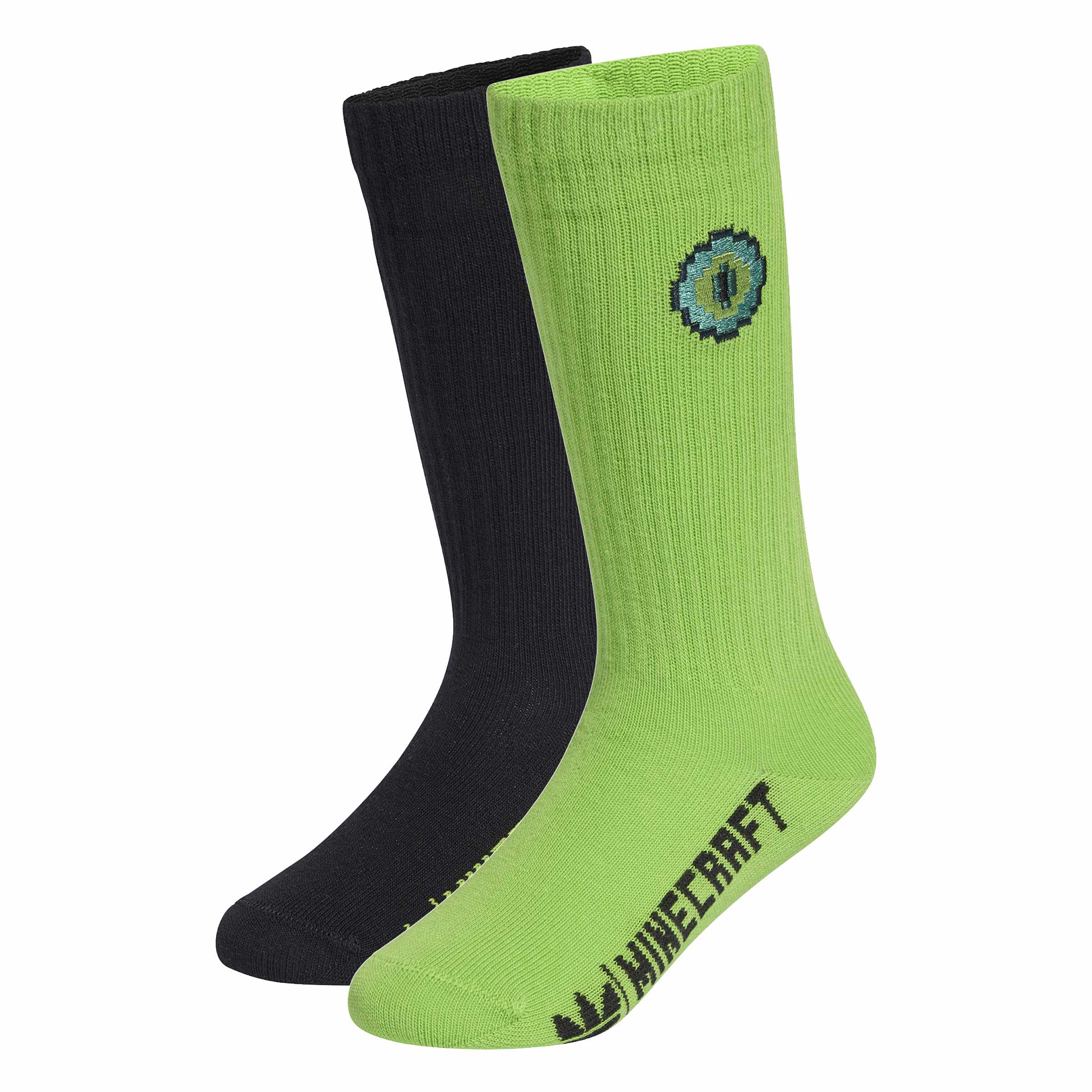 ADIDAS Minecraft Crew Socks K4857 - Kaos Kaki (Hitam)