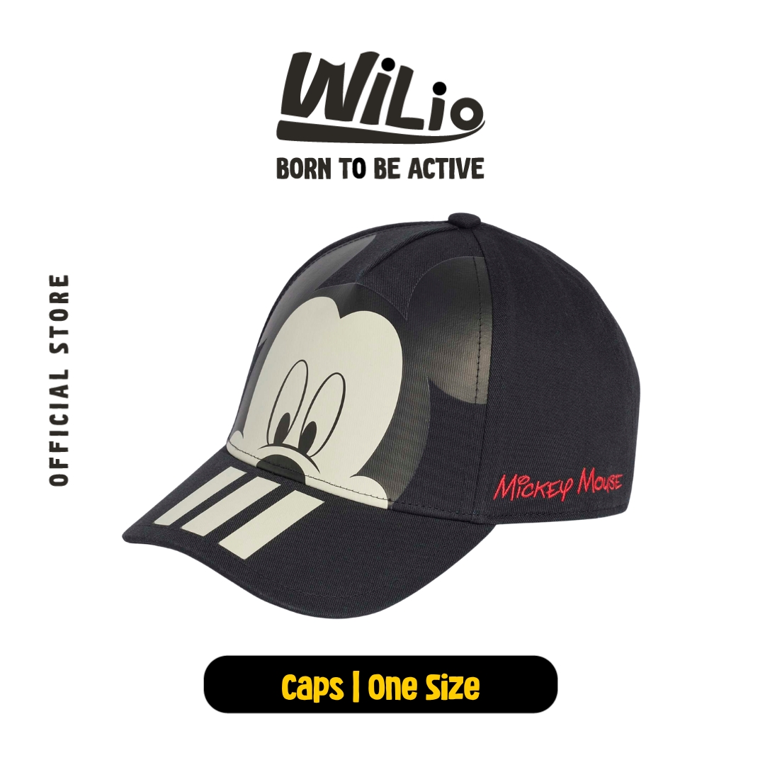 ADIDAS DISNEY Mickey Mouse Cap KR2339 - Topi Anak (Hitam)