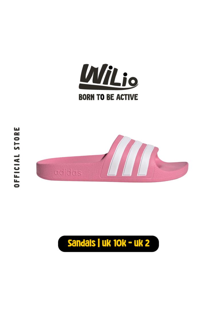 ADIDAS Adilette Aqua K Slides JS2496 - Sandal Anak (Bold Pink)