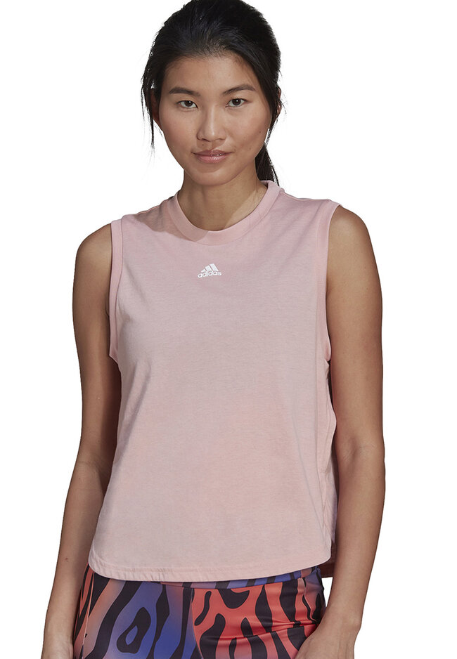 adidas sleeveless t shirt women's