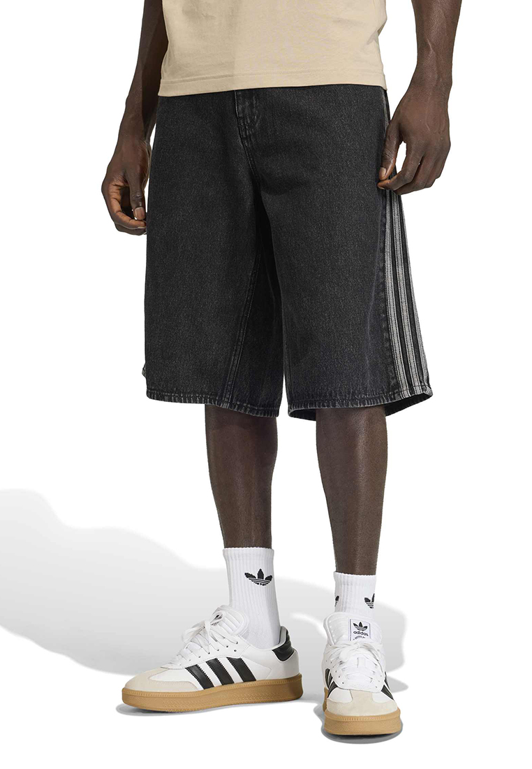 ADIDAS Lifestyle FIREBIRD ADICOLOR DENIM SHORTS Men Black KD1498