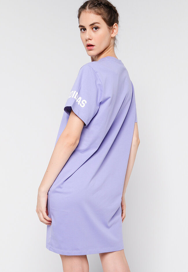 adidas shirt dress purple