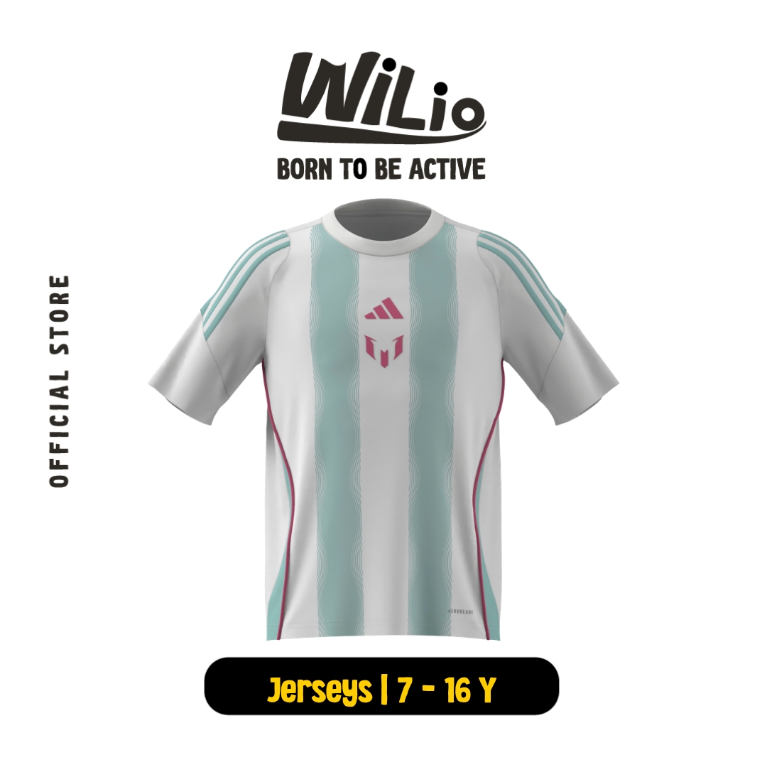 ADIDAS Messi Training Kids Jersey
 Y KD6405 - Jersey Anak (Putih)