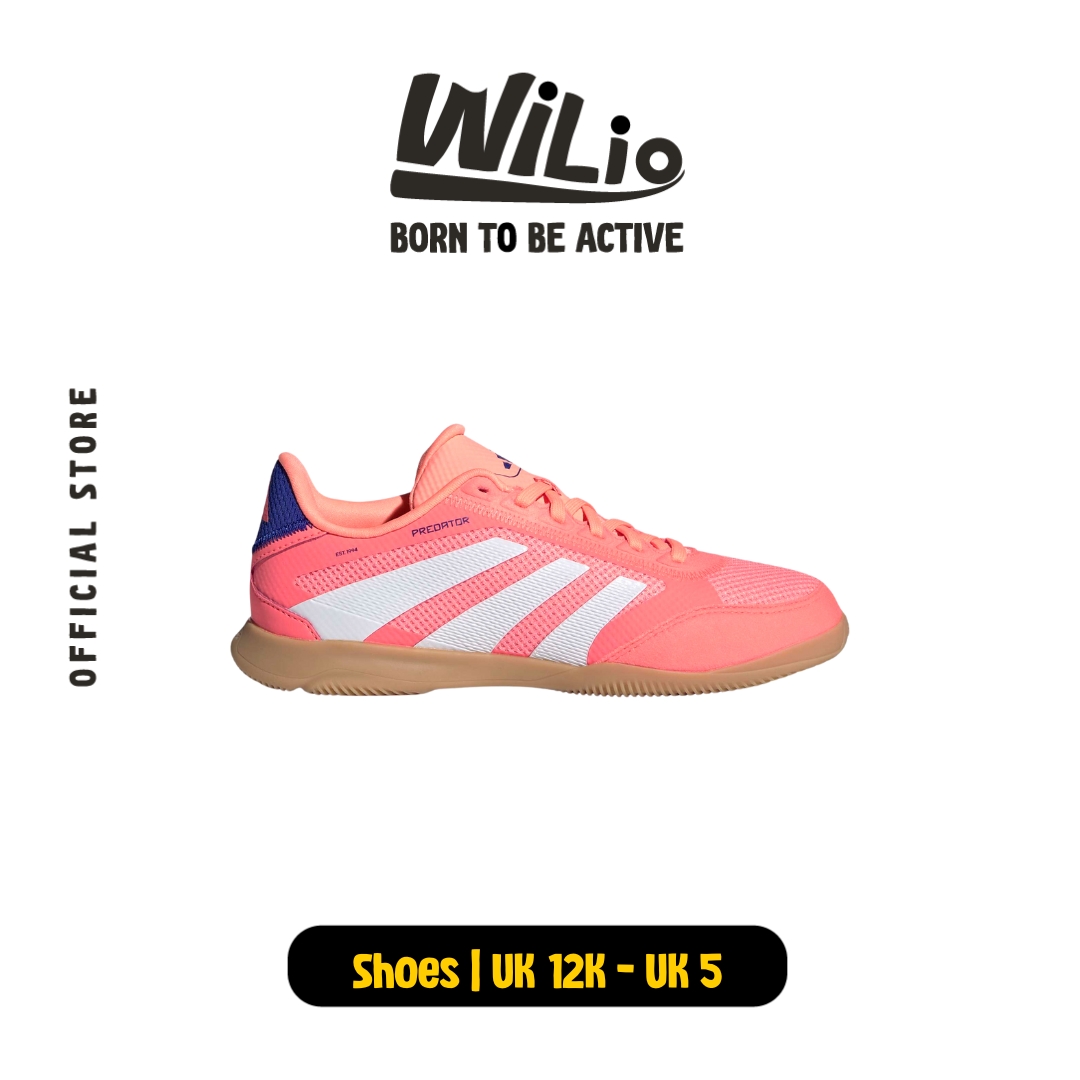 ADIDAS Predator League Indoor Boots J JI1160 - Sepatu Futsal Anak (Oranye)