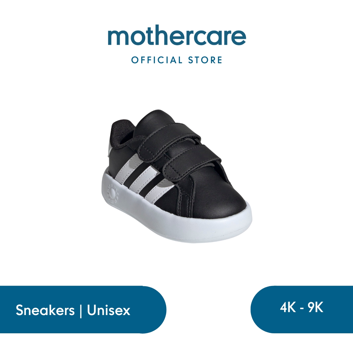 Adidas Grand Court 2.0 Cf I - Sepatu Sneakers Anak (Hitam)