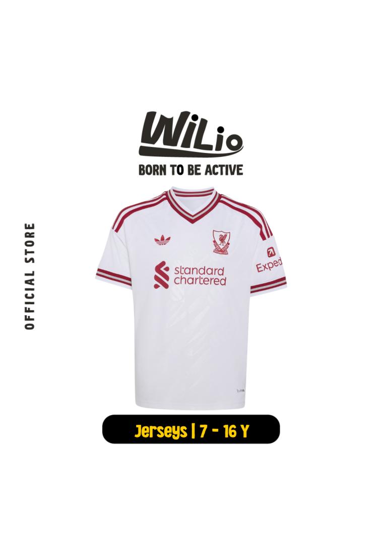 ADIDAS Lfc Liverpool FC 26/27 Away Jersey Y KB8302 - Jersey Anak (Putih)
