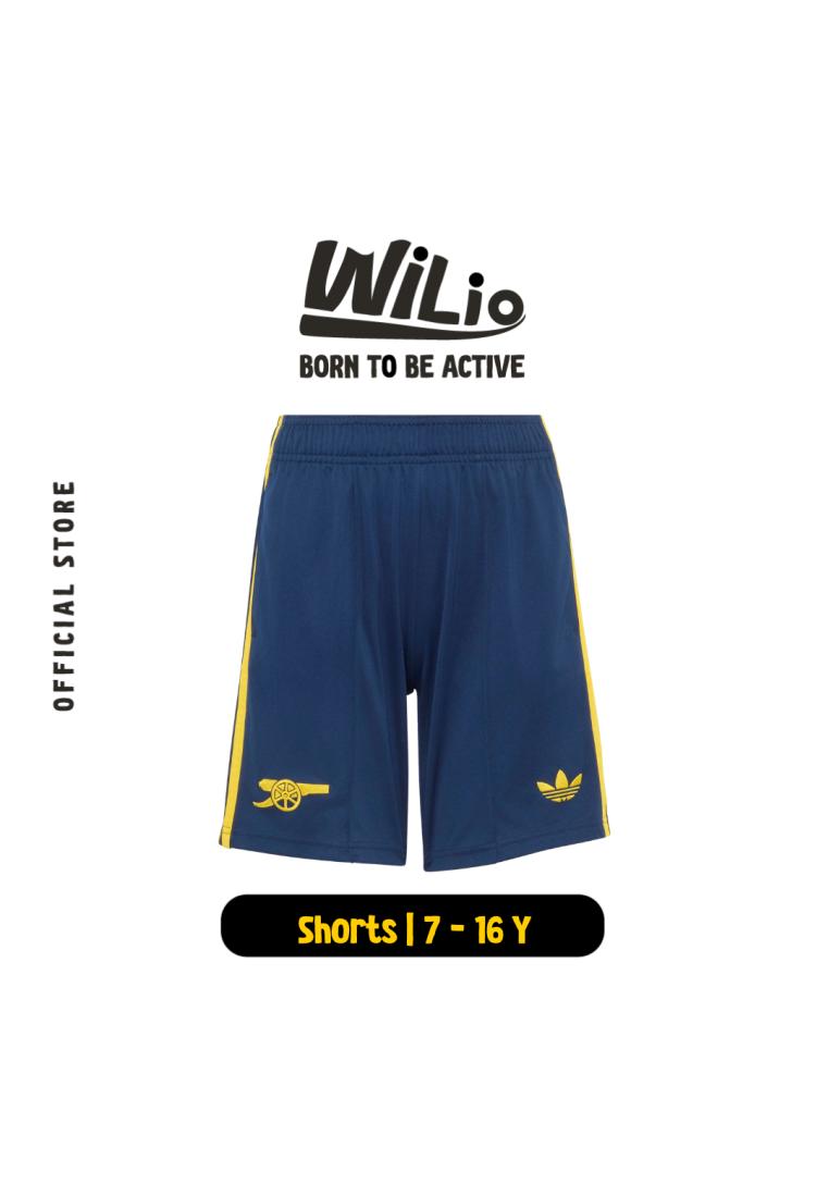ADIDAS Afc Arsenal FC 26/27 Away Kids' Shorts Y KB9960 - Celana Pendek Anak (Biru)