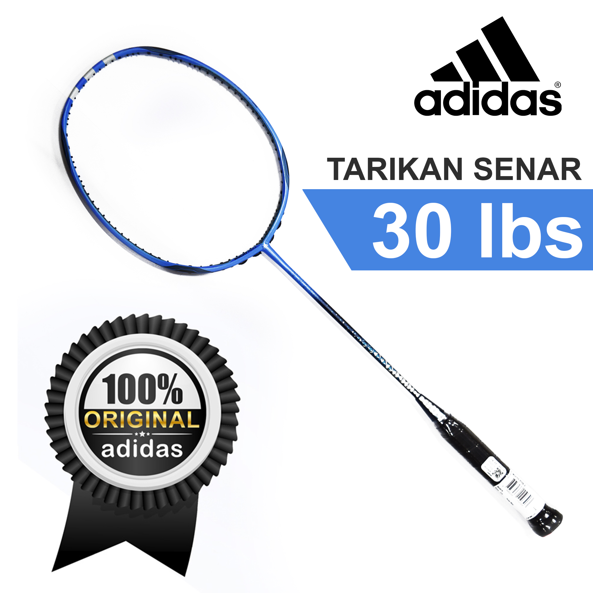 Adidas Badminton Raket Bulutangkis Badminton Adidas Wucht P09.2 Pulse Blue