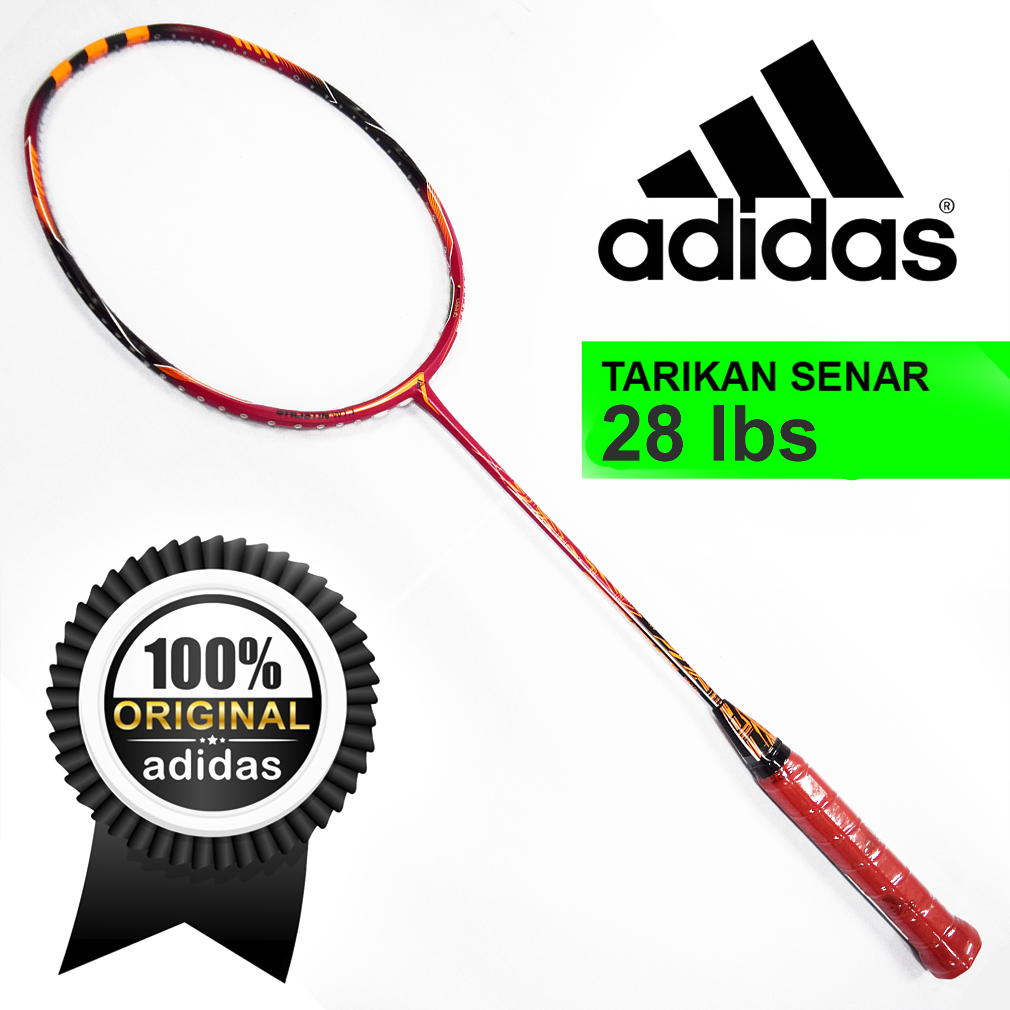 Adidas Badminton Raket Bulutangkis Badminton Adidas stilistin W1.1 Power Pink