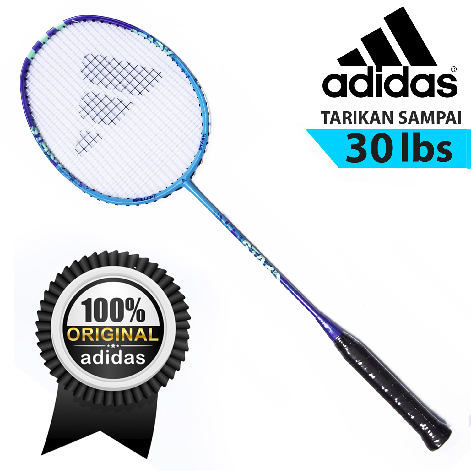 Adidas Badminton Raket Bulutangkis Badminton Adidas Spieler E Stark Sky Rush