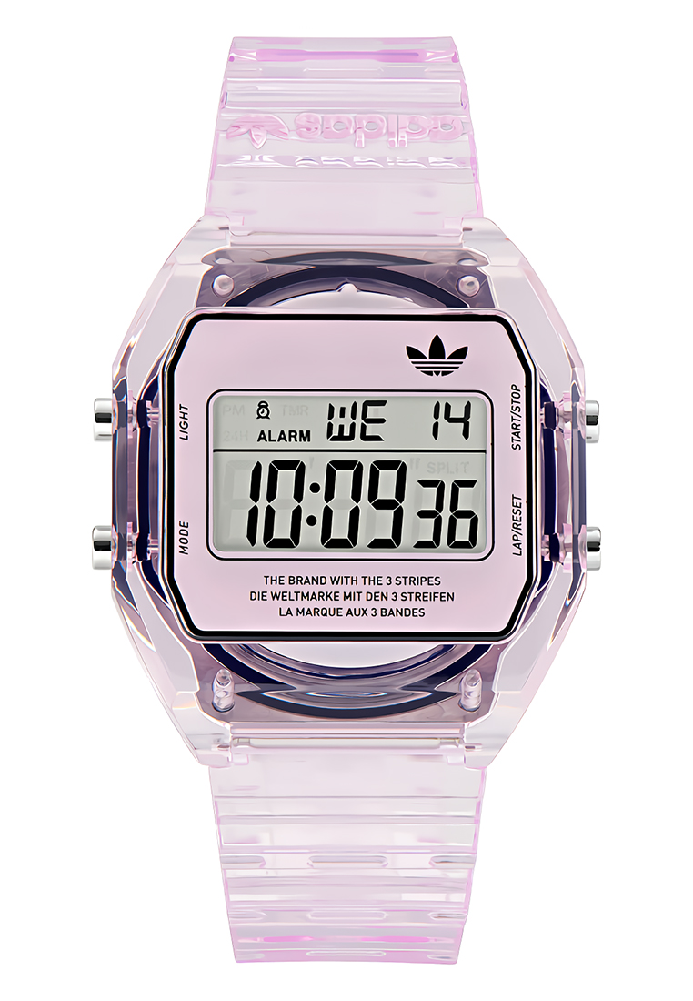 Adidas Watches Adidas Medium Digital Two Crystal Resin Strap Jam Tangan Wanita - AOST24066