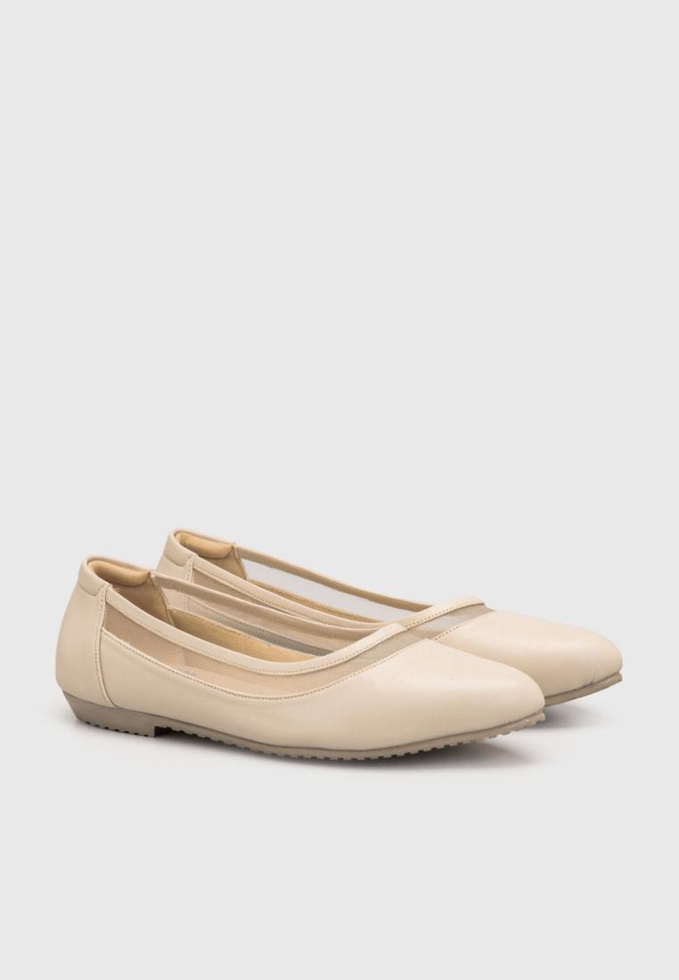 Adorableprojects - Hushfire Flat Shoes Cream - Sepatu Wanita