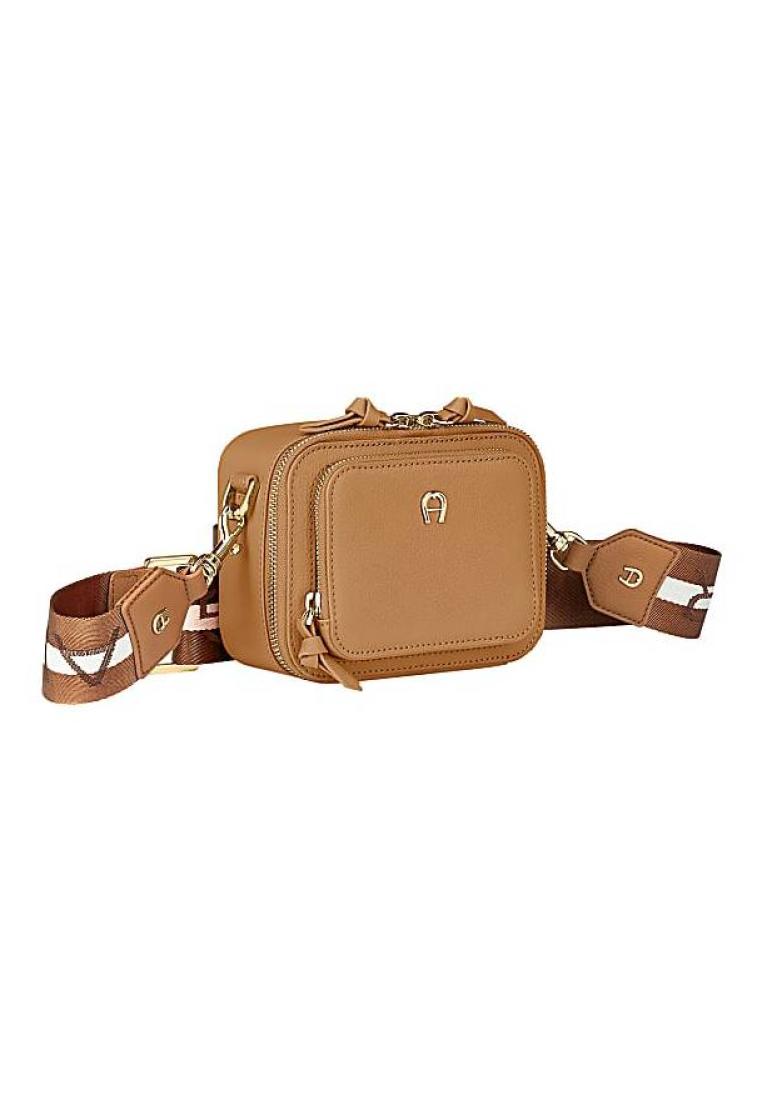 Aigner Zita Mini Bag XS Maple Brown