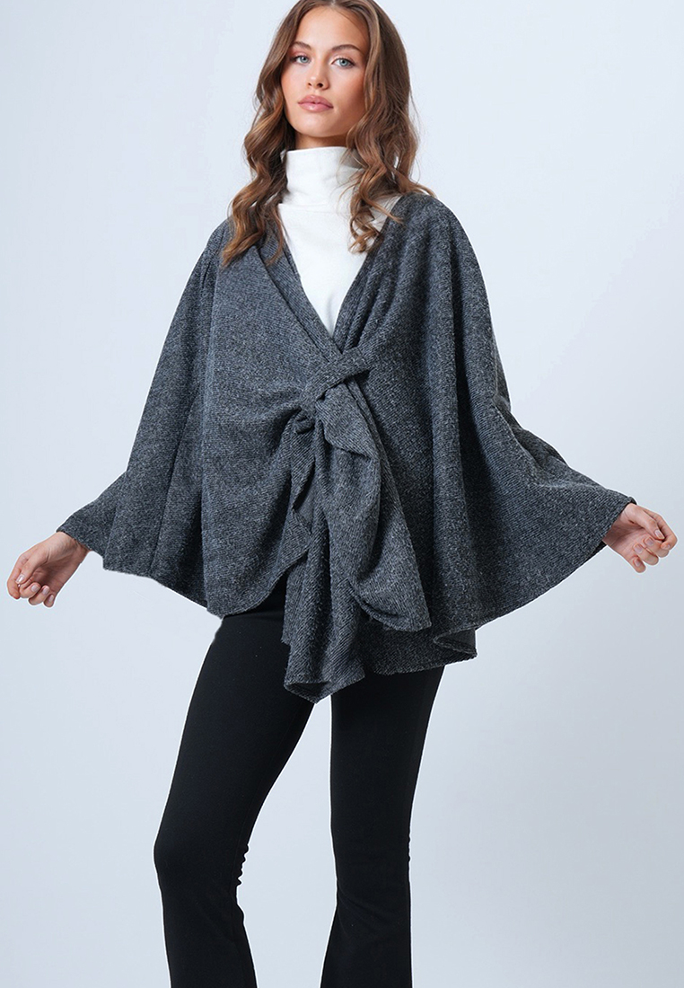 Alacati Knitted Poncho