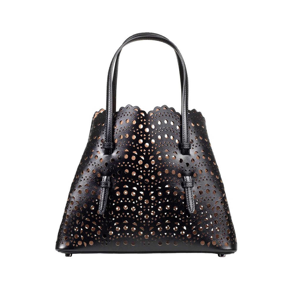 Alaia Mina 25 Tote Bag Black