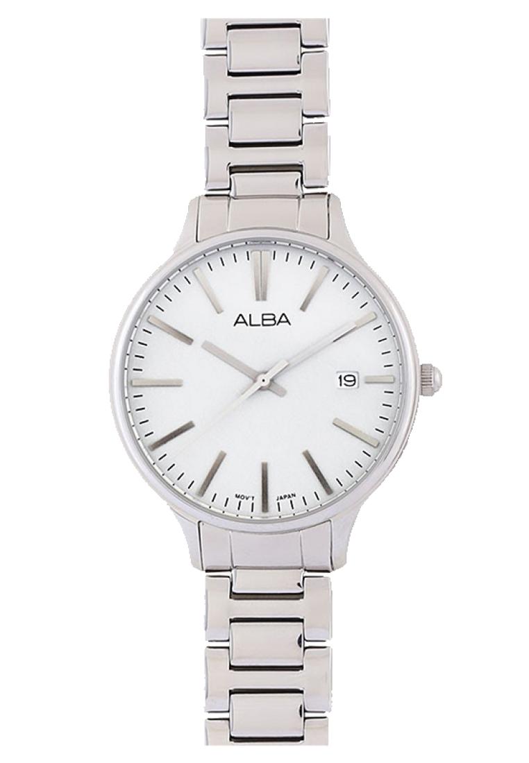 Alba Jam Tangan Wanita Alba Original Garansi Resmi AS9857 AS9857X1 Strap Stainless Steel Silver