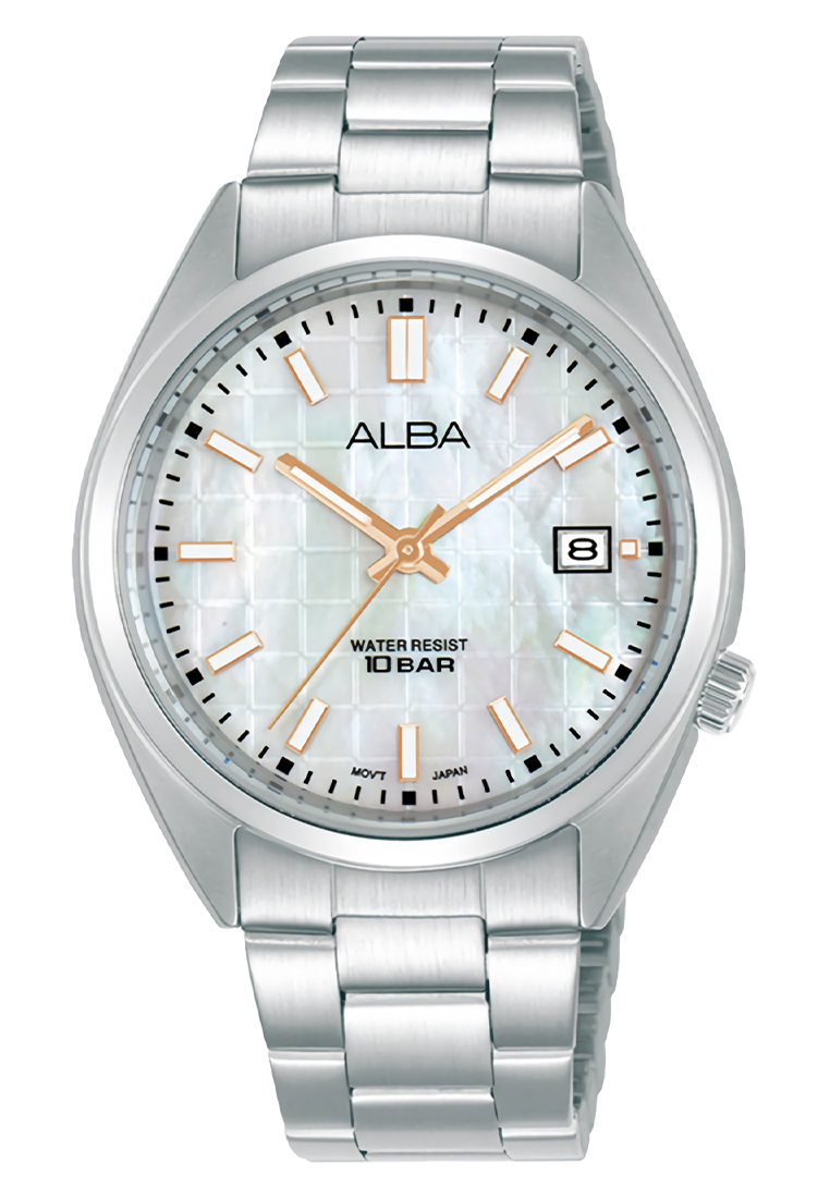 Alba Active - Jam Tangan Analog Wanita - Silver - Stainless Steel Bracelet - AG8M47X1