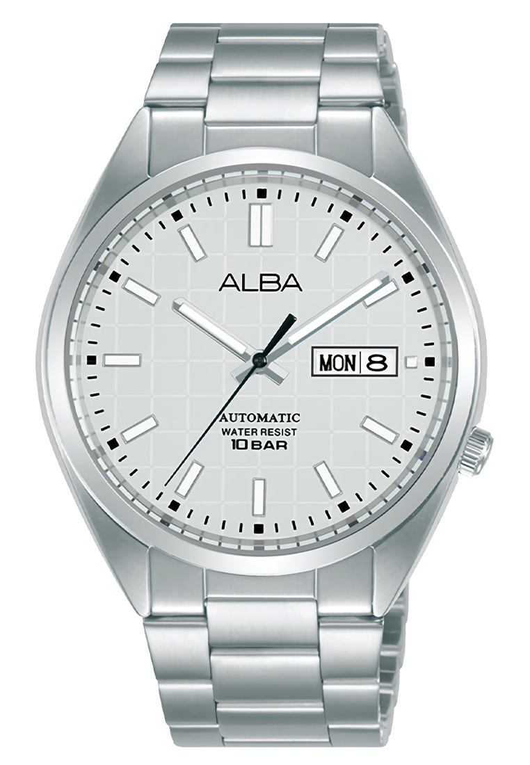 Alba Mechanical - Jam Tangan Automatic Pria - Silver - Stainless Steel Bracelet - AL4329X1
