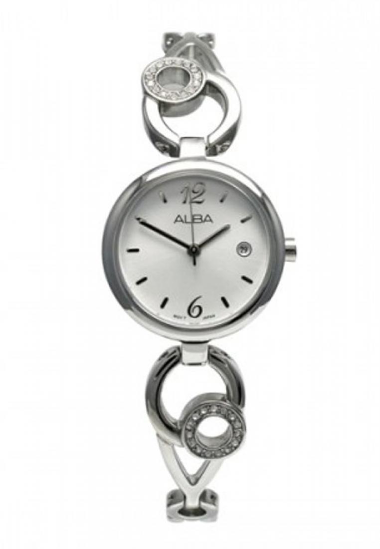 Alba Jam Tangan Wanita ALBA AH7963 Strap Stainless Steel Silver