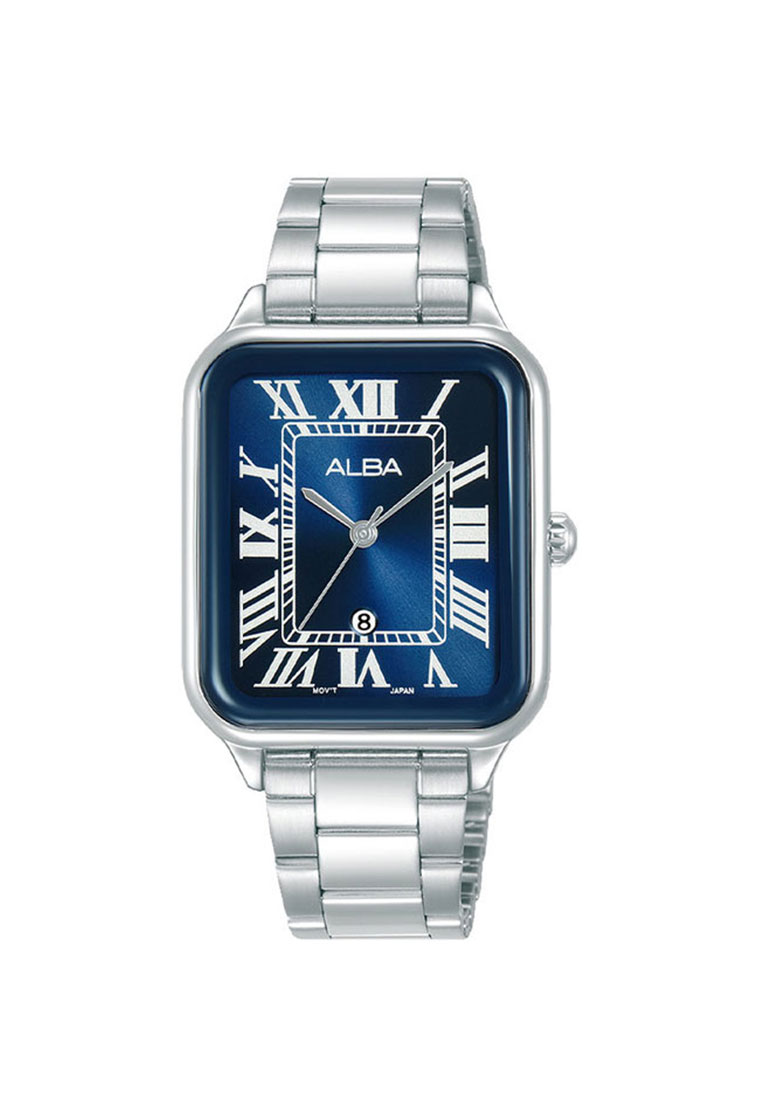 Alba Jam Tangan Wanita - Silver Blue - Stainless Steel - AH7DW9