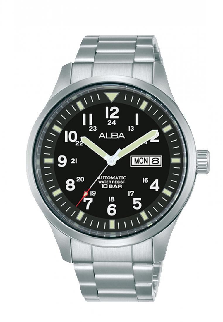 Alba Jam Tangan Pria Alba Original Garansi Resmi AL4213 AL4213X1 Strap Stainless Steel Silver Automa