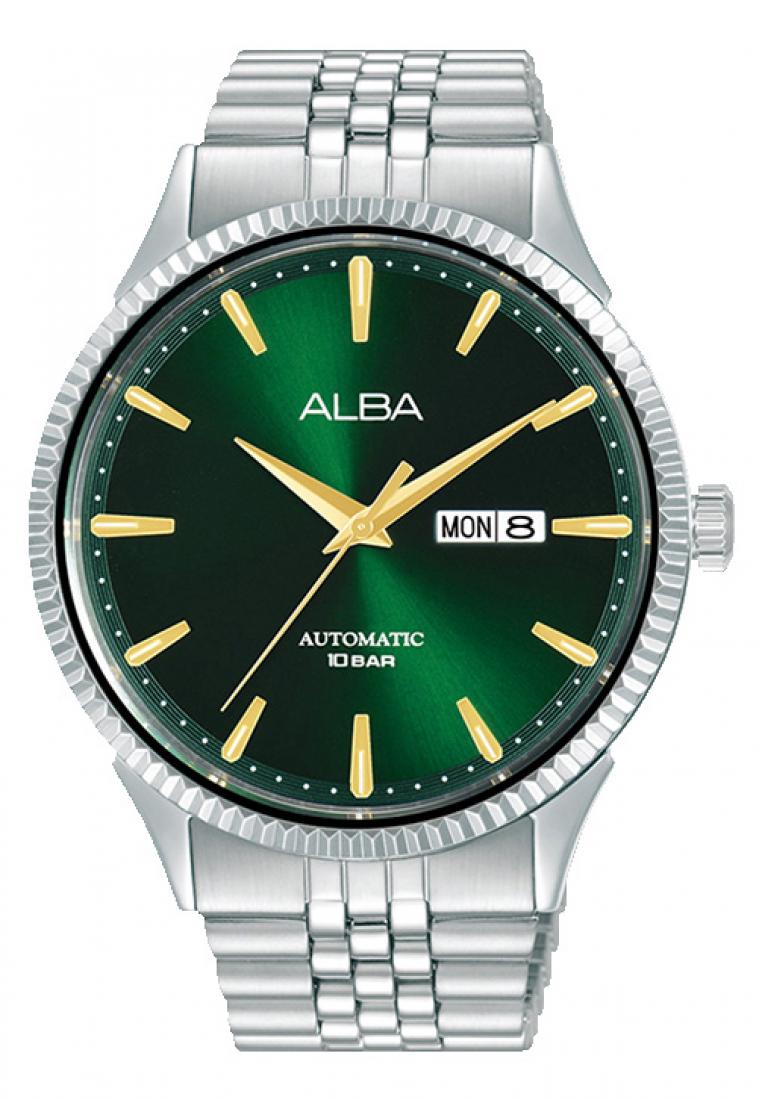 Alba Jam Tangan Pria Alba Original Garansi Resmi AL4235 AL4235X1 Strap Stainless Steel Silver Automa