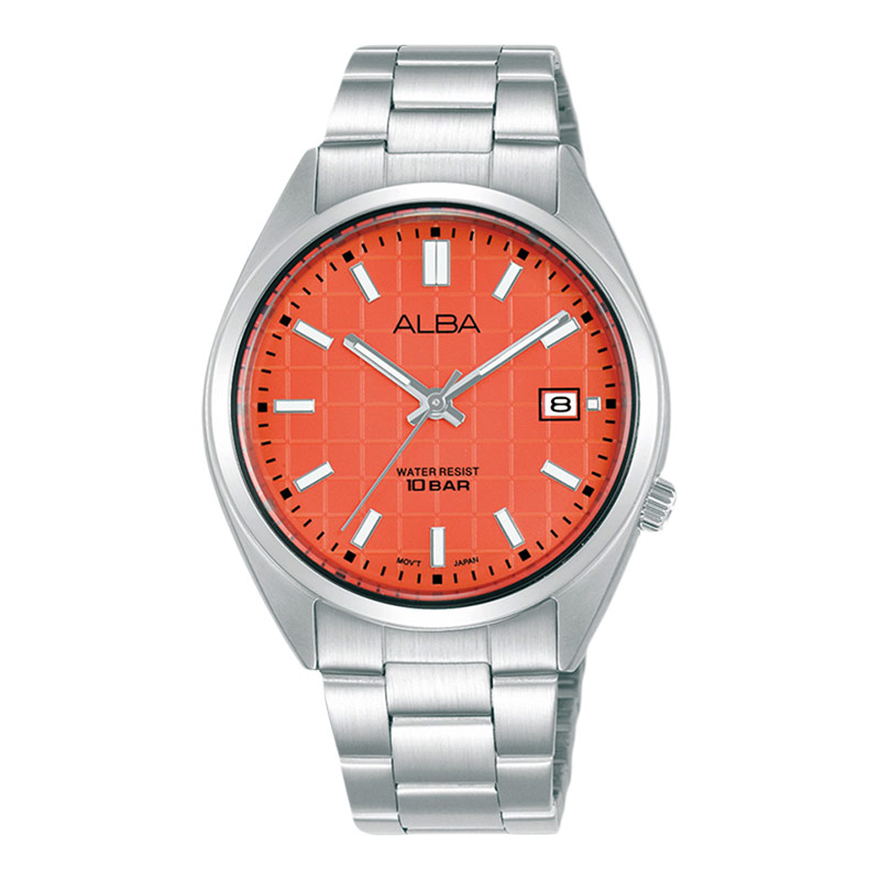 Alba [LAST CHANCE DEALS] Jam Tangan Unisex Alba Active AG8M39X1 Raspberry Gelato Series Orange Patte