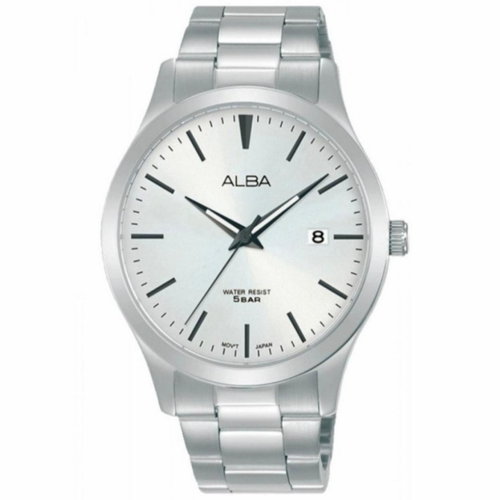 ALBA AS9M31X1 Rantai Full Silver Cowok